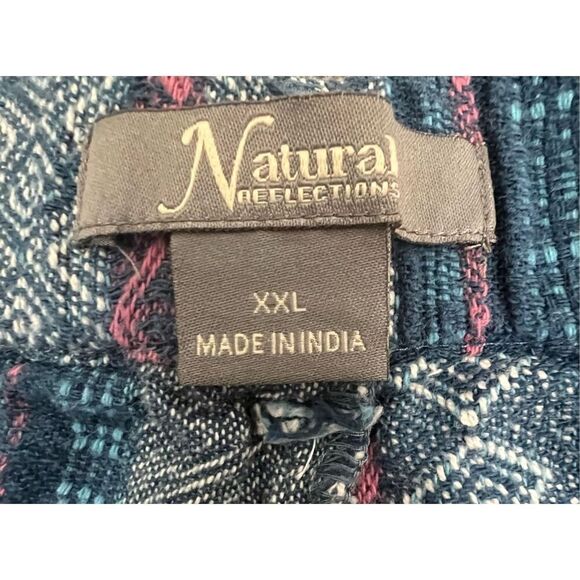 Natural Reflections Boho/Beach Style Shorts With Tassel Belt - Picture 3 of 5